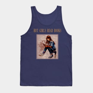 Hot girls read books Design Tank Top